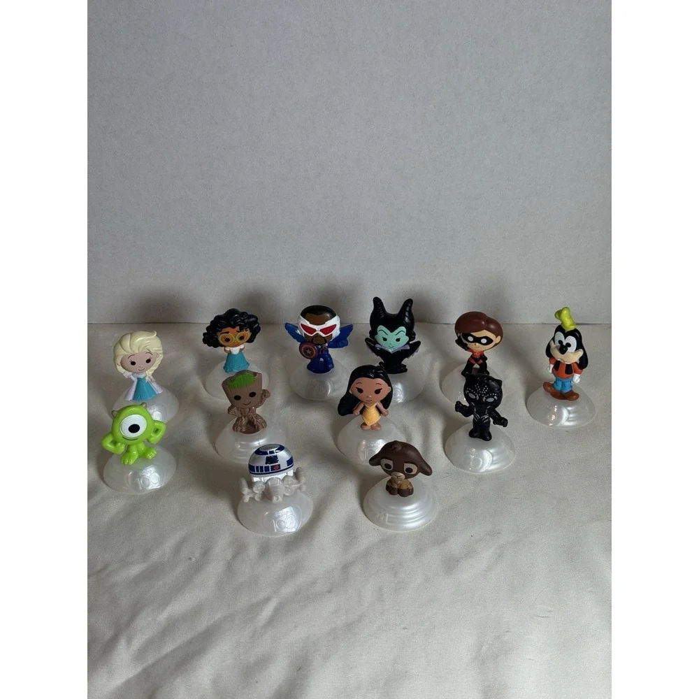 2023 McDonald's Disney 100 Toy Figures Lot of 12 Happy Meal Marvel Star Wars